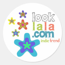 looklala is indie trend round sticker