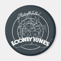 Looney Tunes That's All Folks Refrigerator Magnet