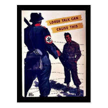 Loose Talk Can Cause This Postcard
