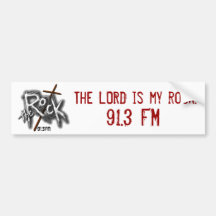 Lord is my Rock Bumper Sticker
