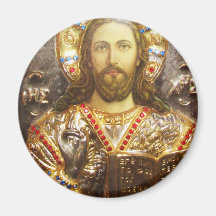Lord Jesus Christ Orthodox Icon Refrigerator Magnet