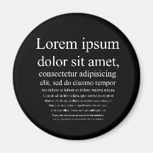 Lorem Ipsum Magnet