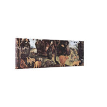 Lorenzo de Medici - Forest fire Stretched Canvas Print