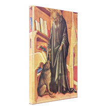Lorenzo Monaco - StJerome in his study Gallery Wrap Canvas