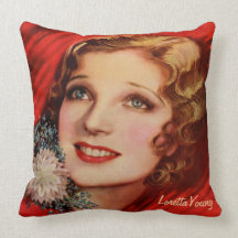 Loretta Young, Famous Film Star Pillows