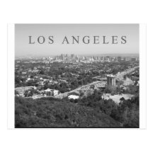 Los Angeles in Black and White Postcards