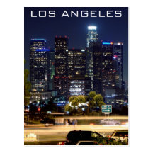 Los Angeles Night Paper Products Post Cards