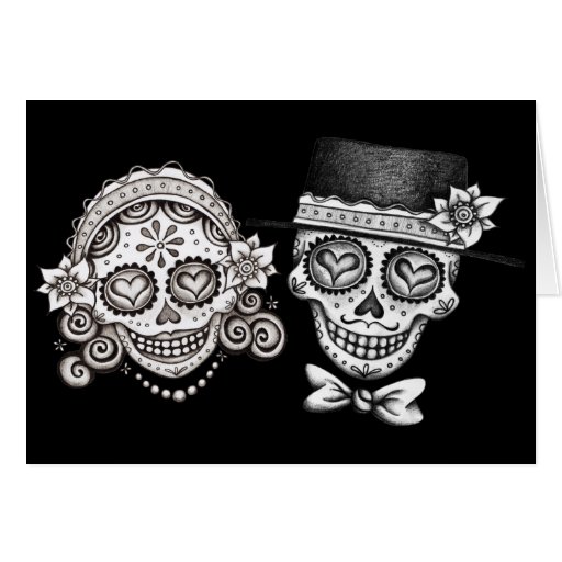 Los Novios - Day of the Dead Cards