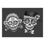 Los Novios Day of the Dead Invitations