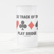Lose Track Of Time Play Bridge (Card Suits) Mug