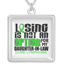 Losing Not Option Lymphoma Daughter-In-Law Necklace