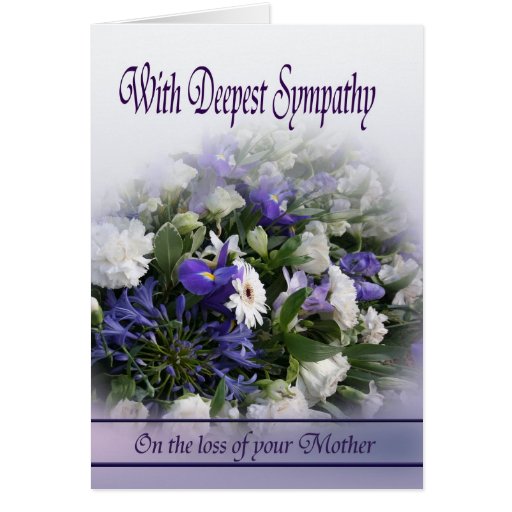 loss-of-mother-with-deepest-sympathy-cards-zazzle