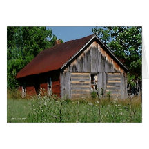 Lost Cabin Greeting Card