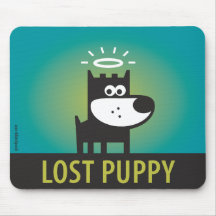 LOST PUPPY Mouse Pad