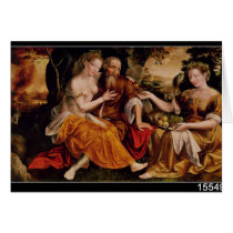 Lot and his Daughters, c.1565 cards