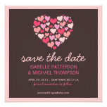 Lots of Hearts Love Save the Date Announcement