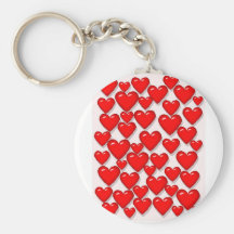 Lots Of Hearts Valentine Key Chains