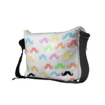 Lots of Moustaches Messenger bag