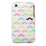 Lots of Moustaches (white) Iphone Case-Mate Case-Mate iPhone 3 Case