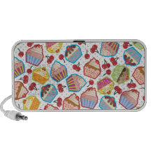 Lotsa Cupcakes n Cherries Doodle Speaker