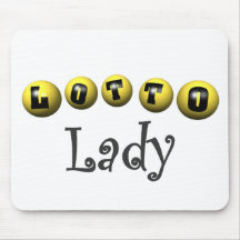 Lotto Lady T-shirts and Gifts. Mousepad