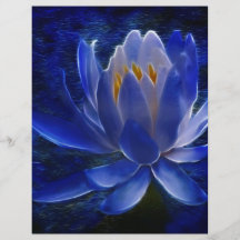 Lotus flower and its meaning flyer design