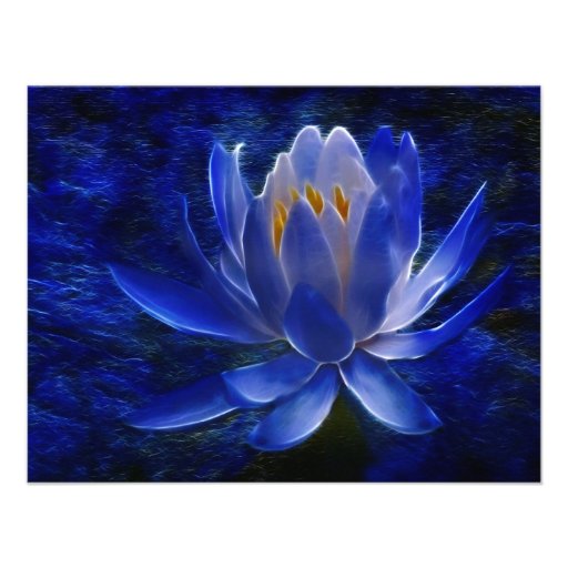 Lotus flower and its meaning personalized invitation