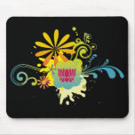 Lotus Flower Colour Burst Mousepad