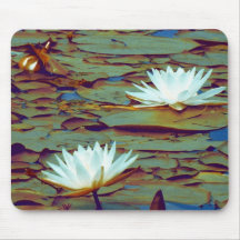 Lotus Flowers Mouse Mat