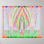 LOTUS Lamp Flame Deco -  Enjoy and Share the Joy Poster