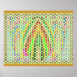 LOTUS Lamp Flame Deco -  Enjoy and Share the Joy Print