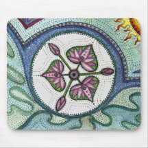 Lotus Peace Mouse Pad