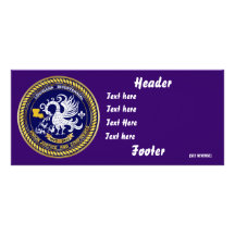 Louisiana Bicentennial Mardi Gras View Hints Personalised Rack Card