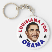 Louisiana For Obama Key Chain