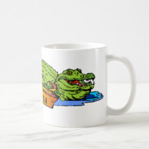 Louisiana Gator Coffee Mugs