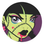 LoungeKat Sticker: 80's Zombie stickers