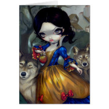 "Loup-Garou: Blanche Neige" Greeting Card