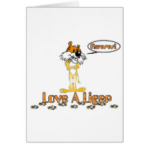Love A Liger Greeting Cards