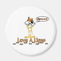 Love A Liger Magnets
