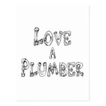Love a Plumber Postcards