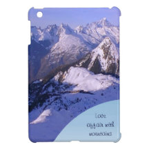 Love affair with mountains iPad mini case