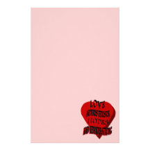 Love Always Heart Stationery