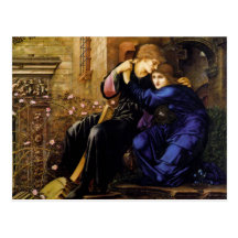 Love Among the Ruins - Edward Burne-Jones Postcards