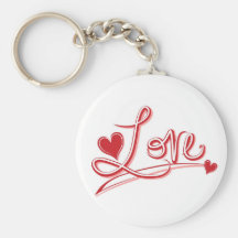 Love and Hearts Budget keychain