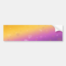 Love at Sunset Bumper Stickers