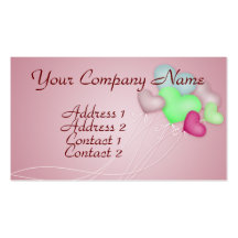 Love Balloons 2 Business Card Template
