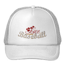 Love Baseball Mesh Hat