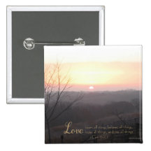 Love Bears All Things 1 Cor. 13:4,7 Button
