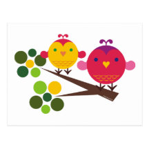 Love Birdies Postcards