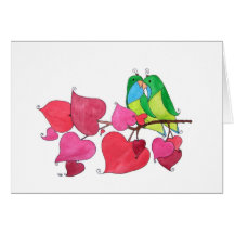 Love Birds, "Congratulations" Card
